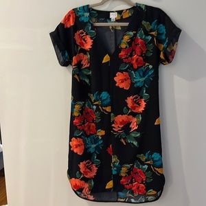 Black floral midi dress by A New Day